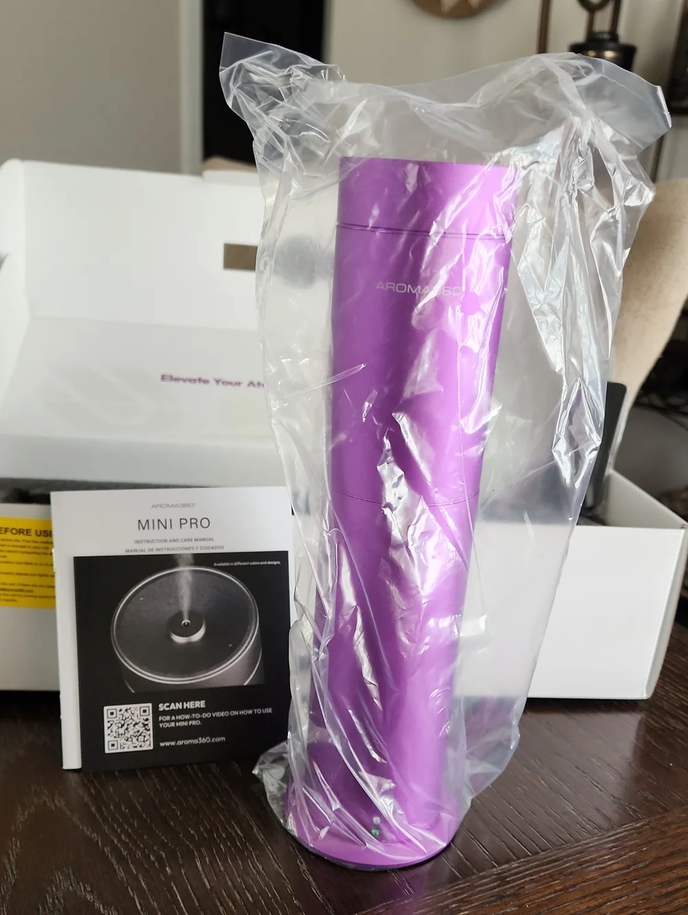 NIB Aroma360 Mini Pro Scent Diffuser - Purple